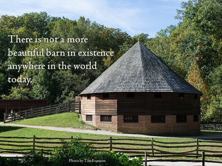 George Washington's Sixteen-Sided Barn